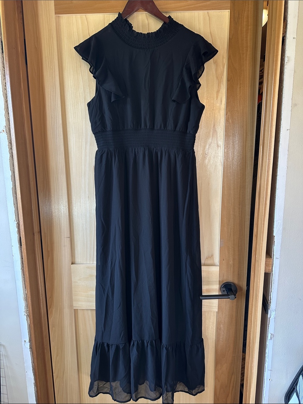 NWT Baltic Born Kearny Ruffle Maxi Dress